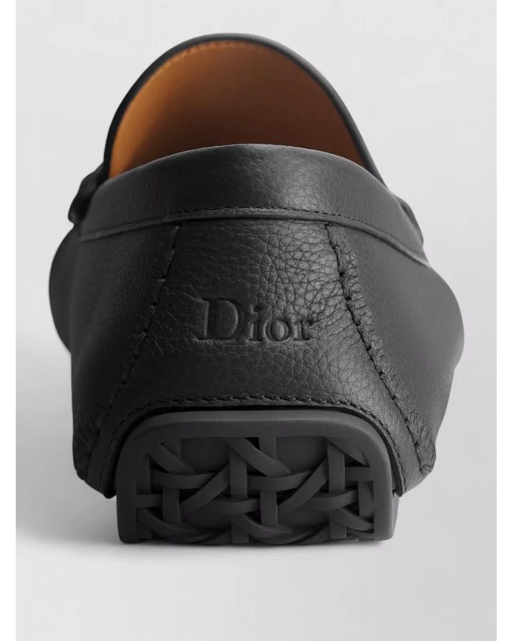 Dior Gray Driver Loafers for men