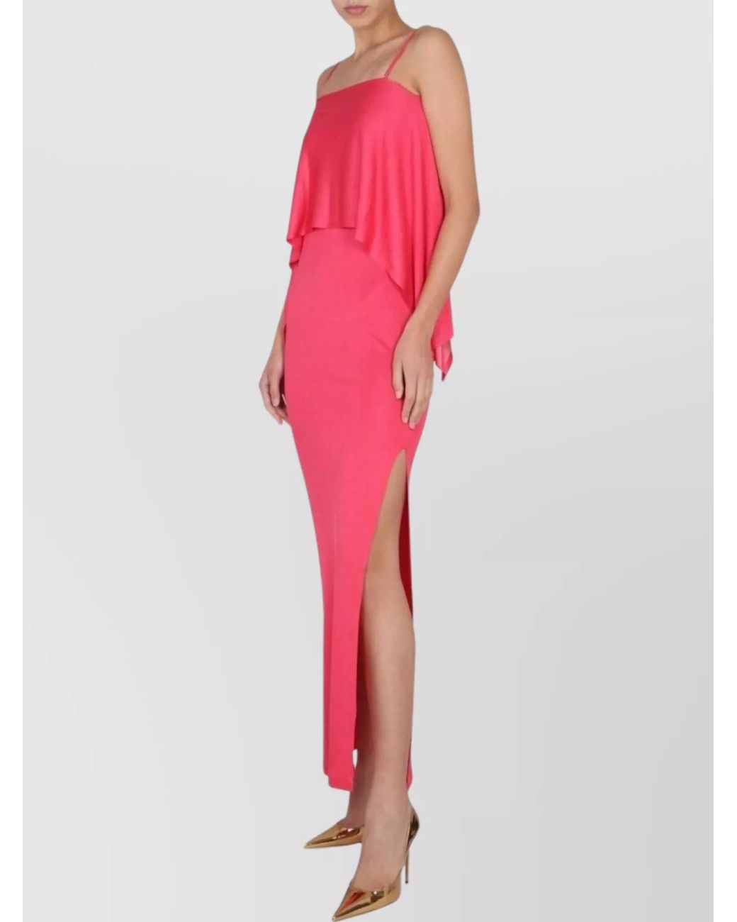 Tom Ford Pink Ruffled Mini Dress