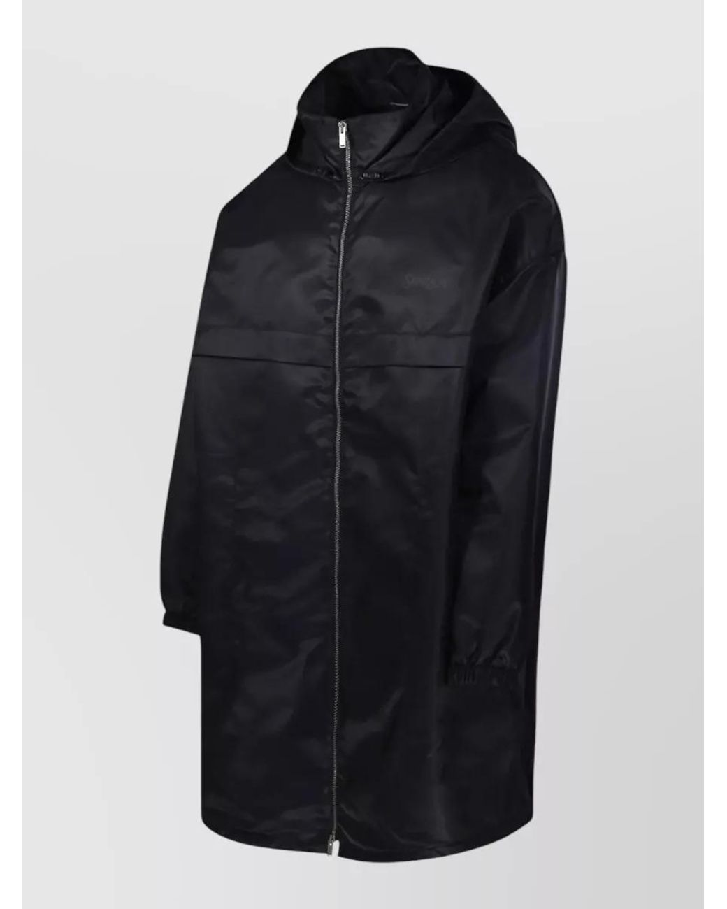 Saint Laurent Blue Hooded Parka for men