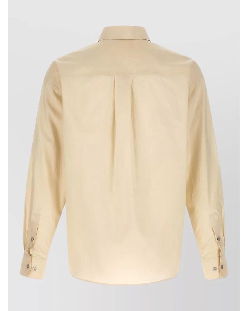 Lemaire Natural Silk Blend Regular Shirt for men
