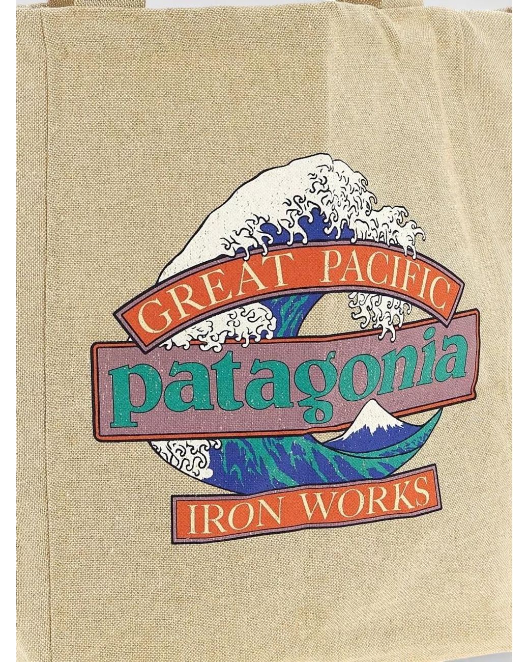 Patagonia Blue Printed Beach Bag for men