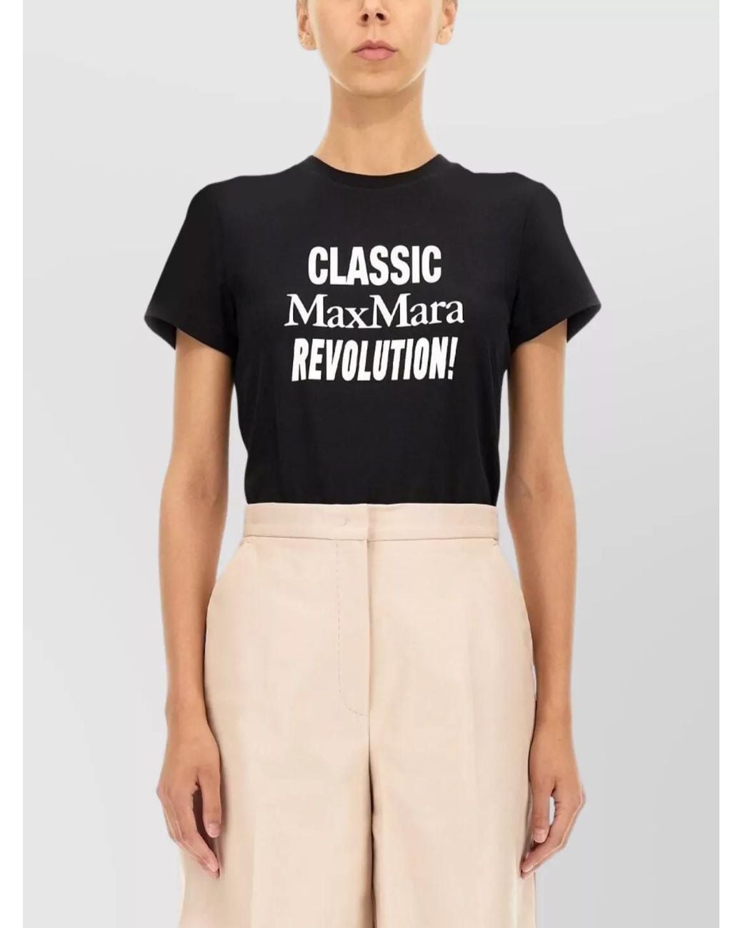 Max Mara Black Classic Revolution T-Shirt