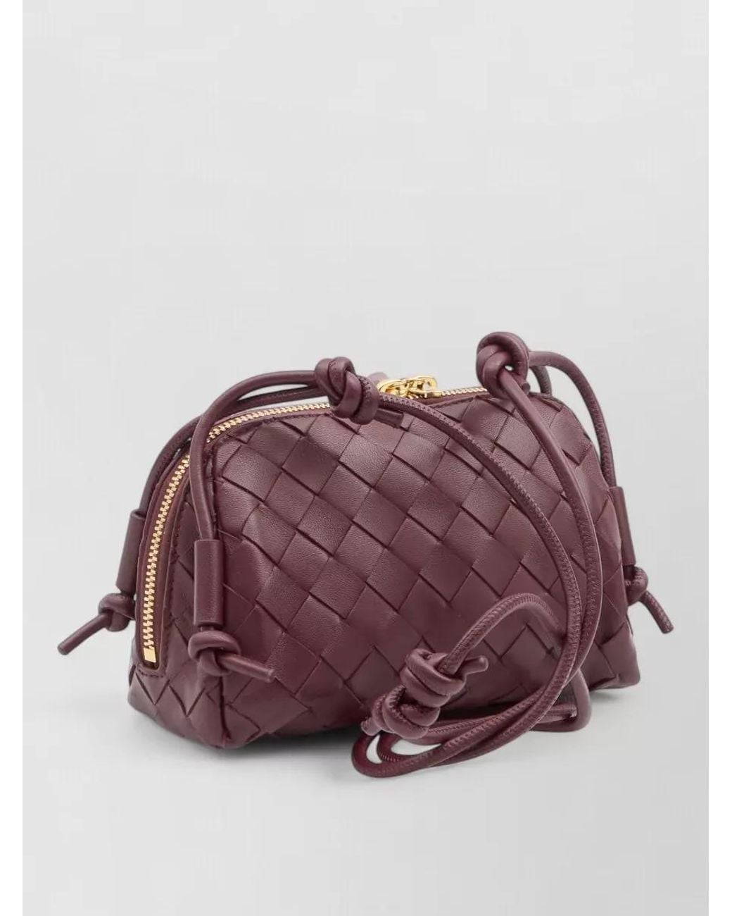 Bottega Veneta Purple Concert Pouch Lambskin Mini Bag