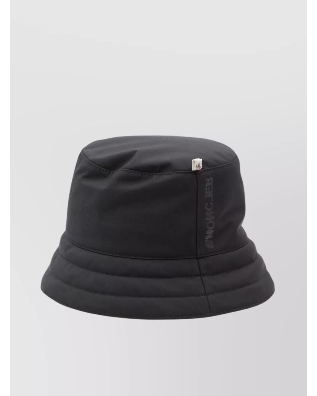 Moncler Black Nylon Bucket Hat