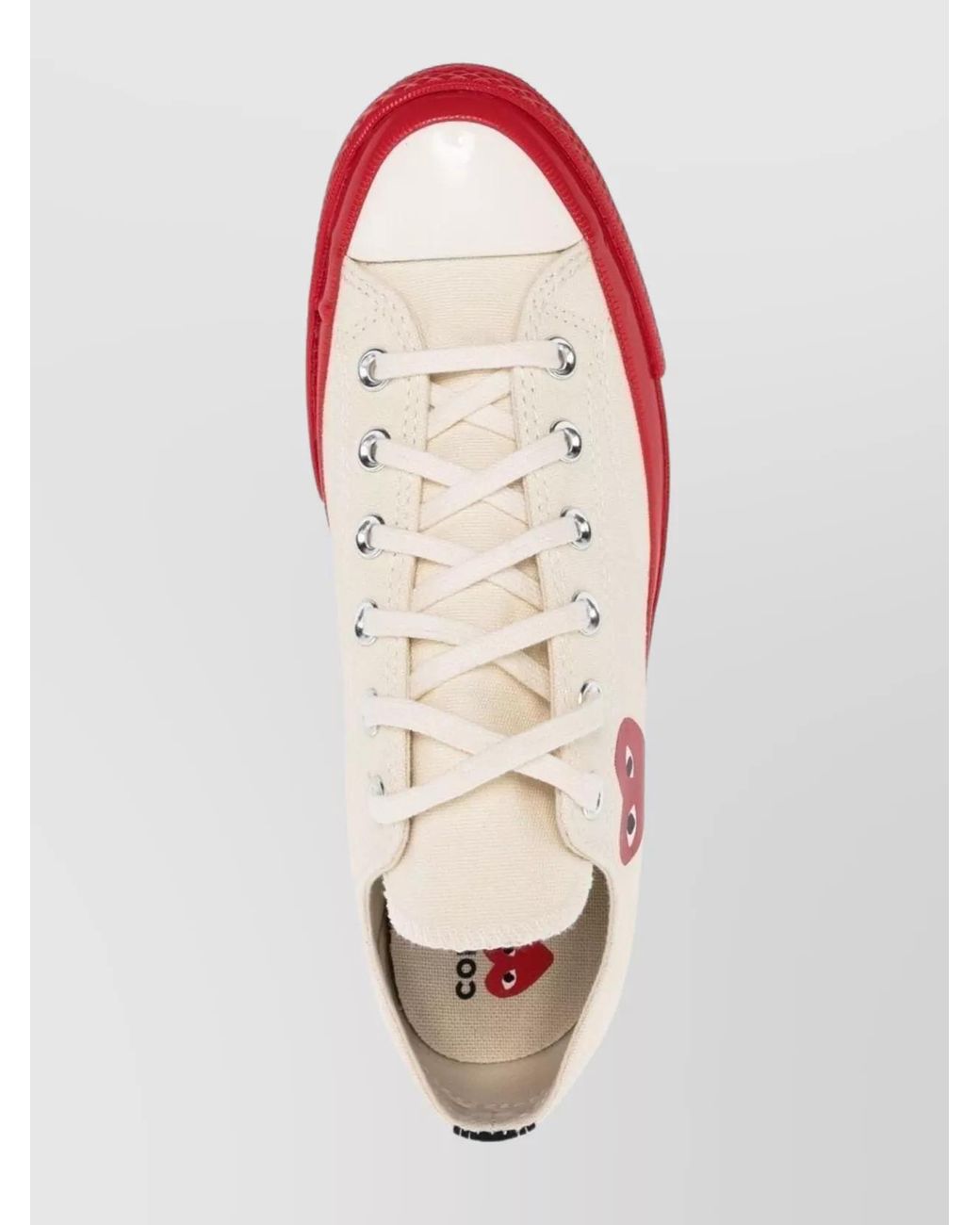 COMME DES GARÇONS PLAY Pink Logo-Print Low-Top Sneakers for men