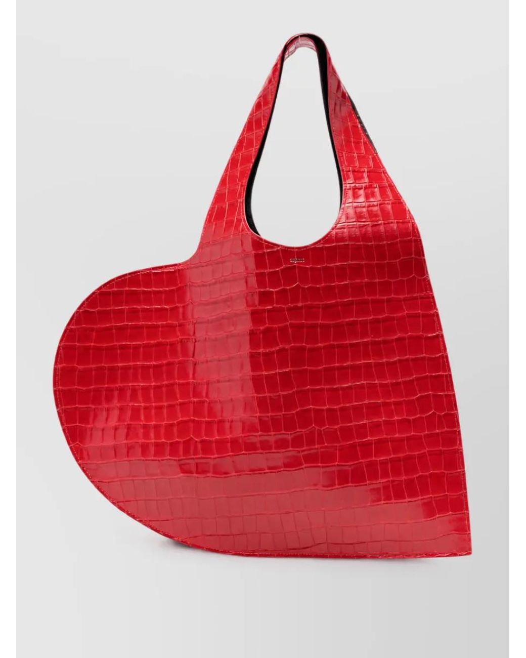 Coperni Red Leather Tote Bag