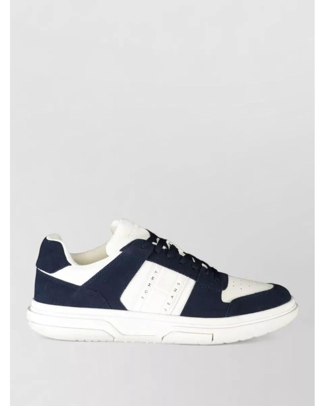 Tommy Hilfiger Blue Polyester Lace-Up Sneakers for men
