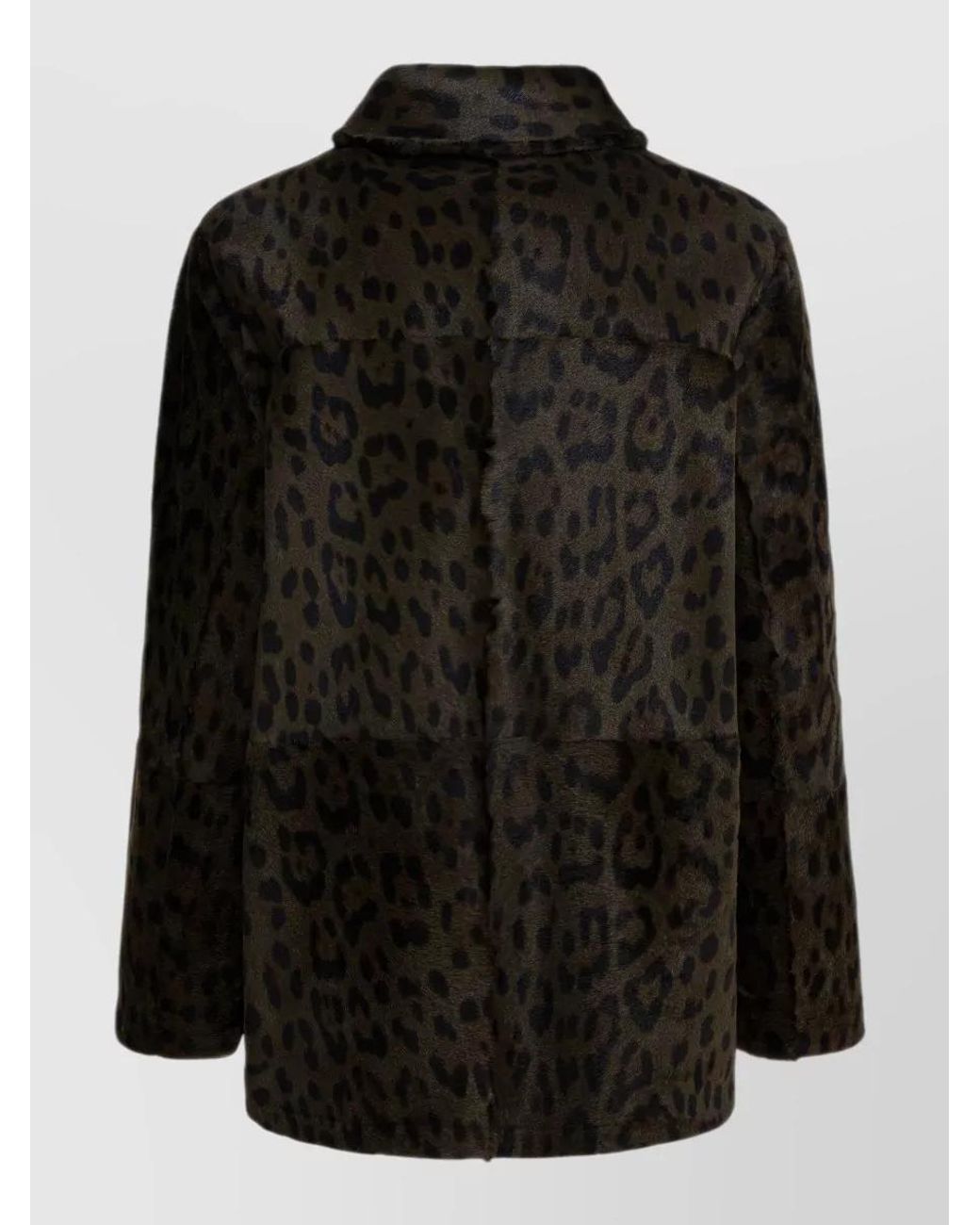 FURLING BY GIANI Black Leather Coat