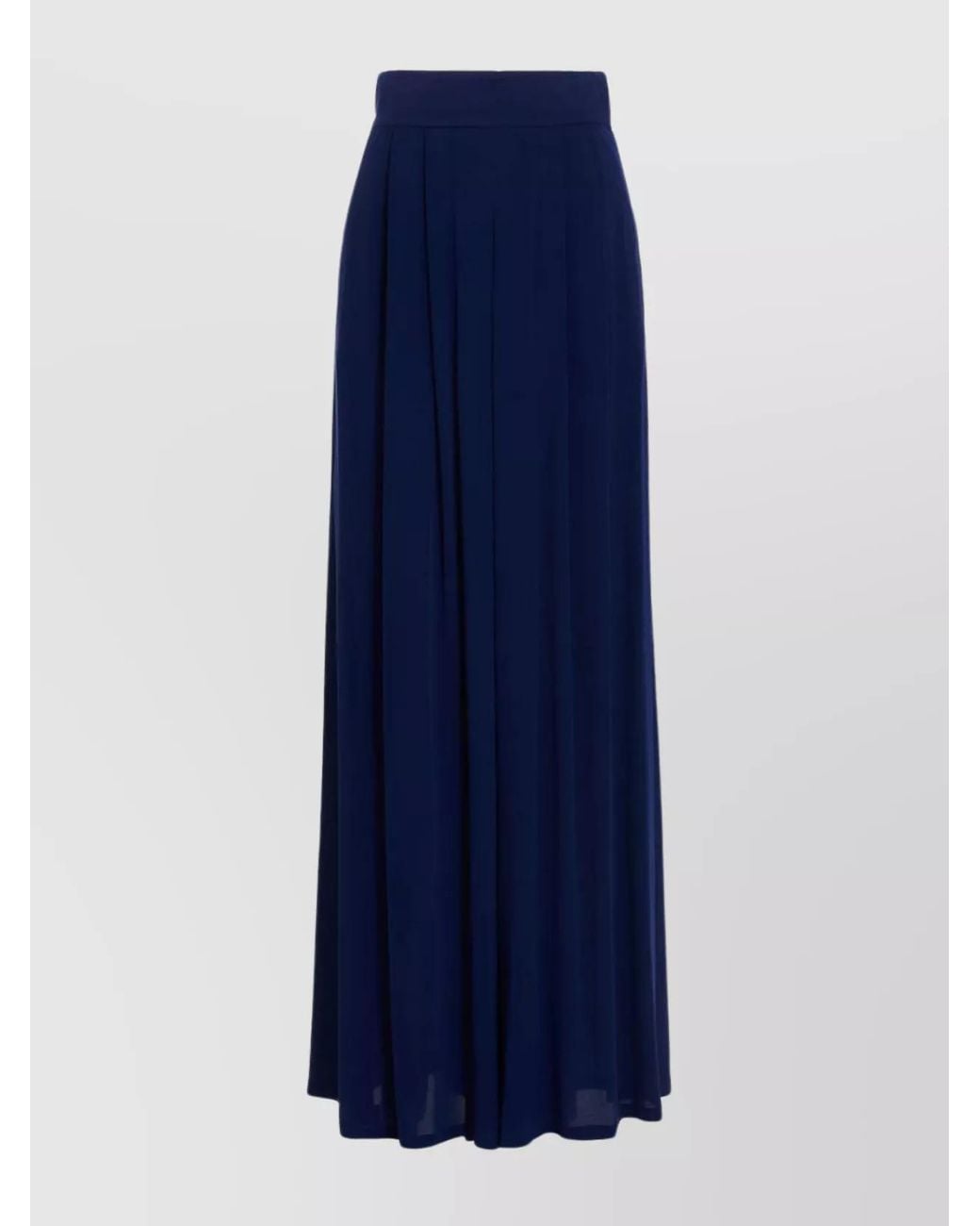 Max Mara Blue Wide-Leg Trousers