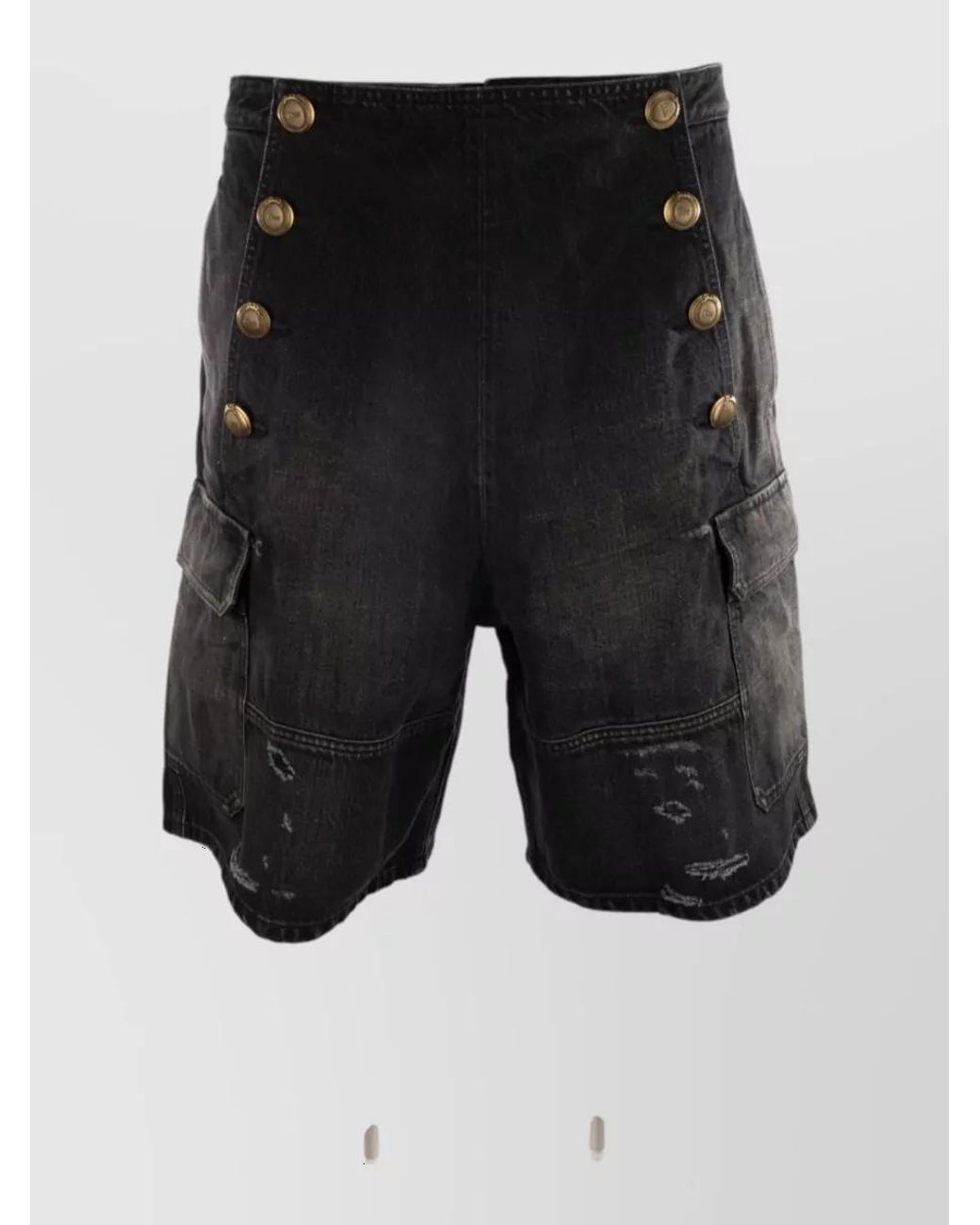 Dior Black Denim Shorts for men