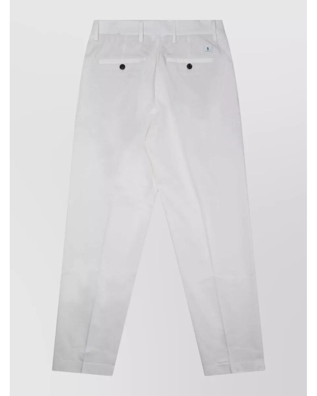 Department 5 White Wide-Leg Tailored Shorts for men