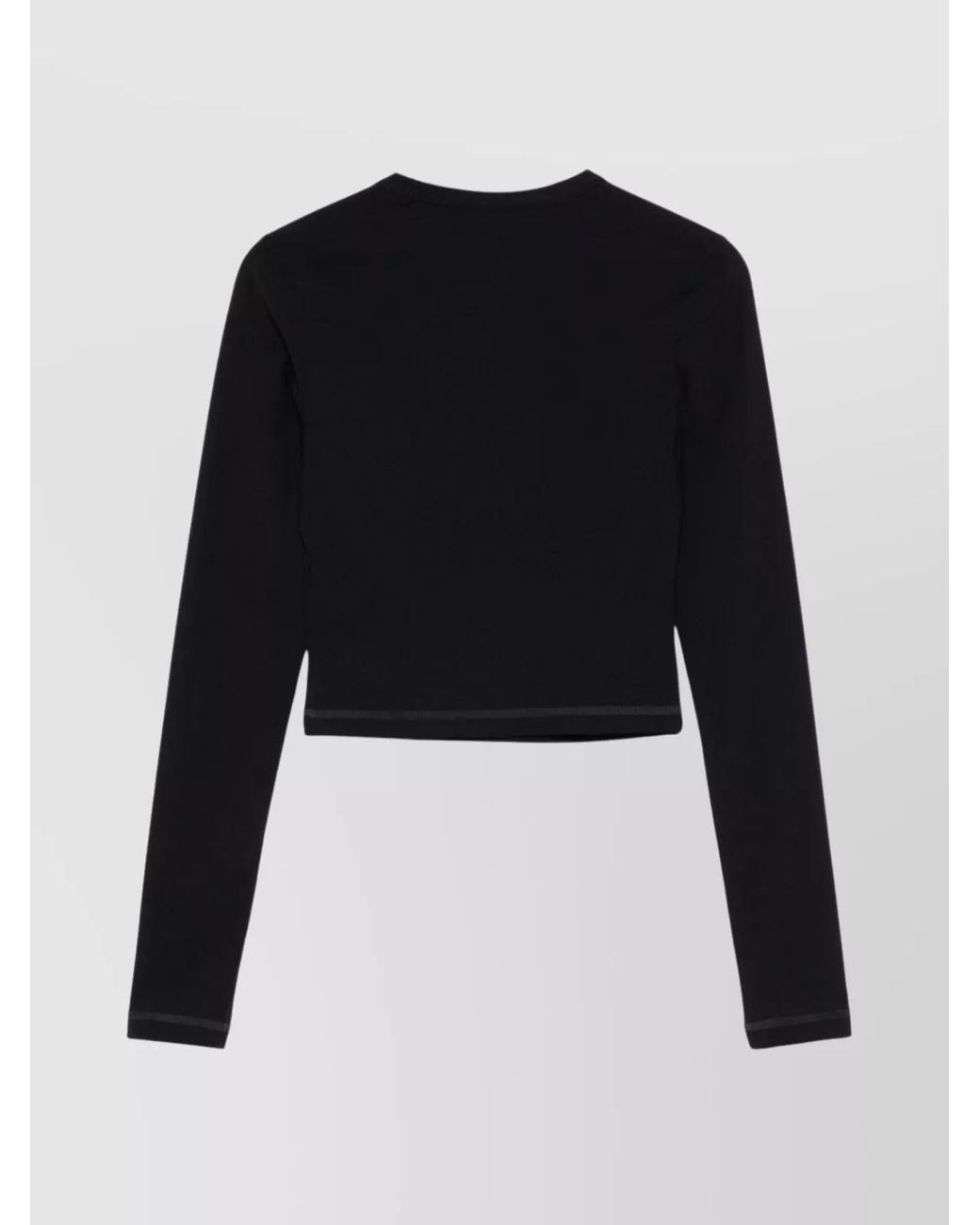 Jil Sander Blue Cropped Slim-Fit Top