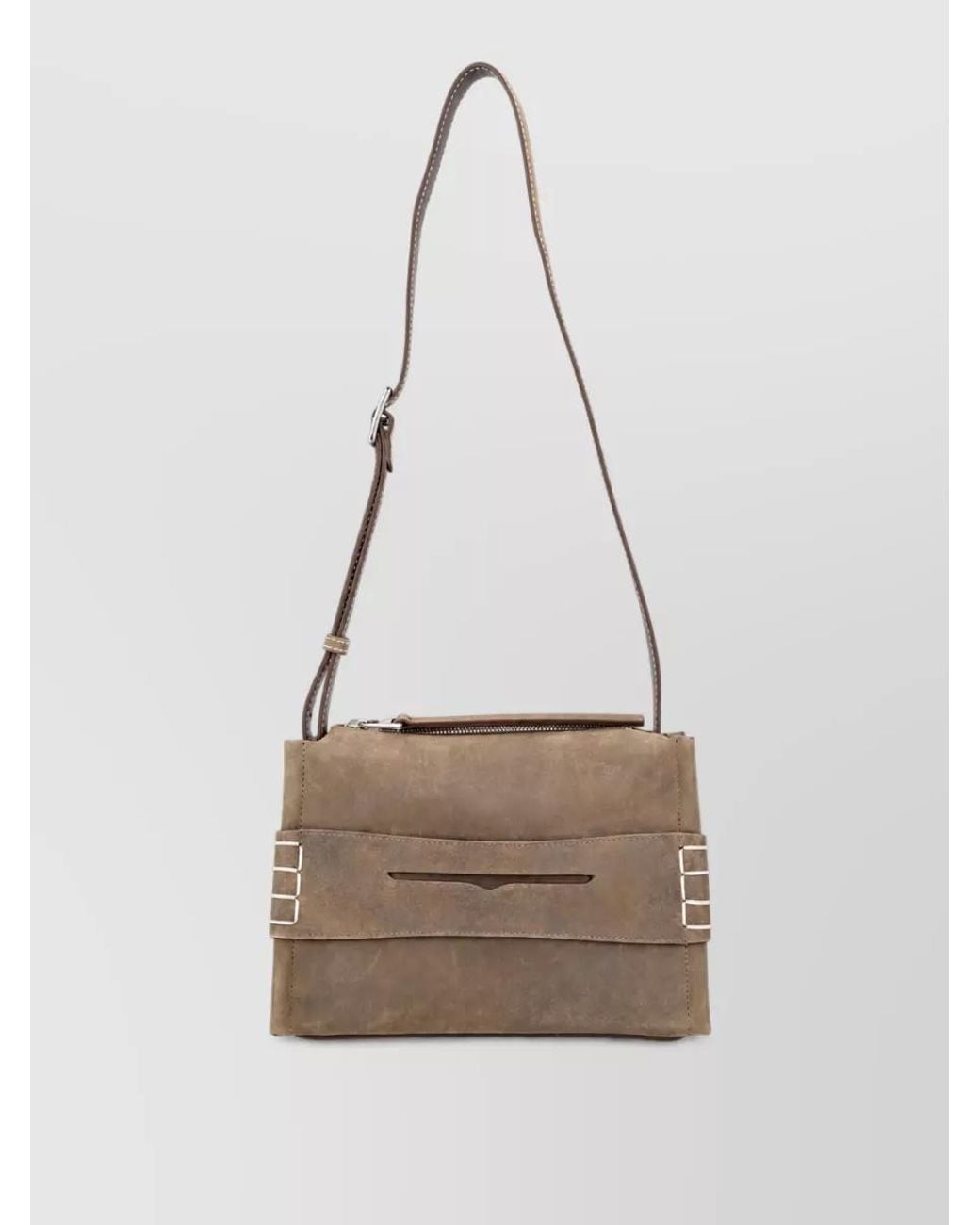 J.W. Anderson White Leather Clutch Bag