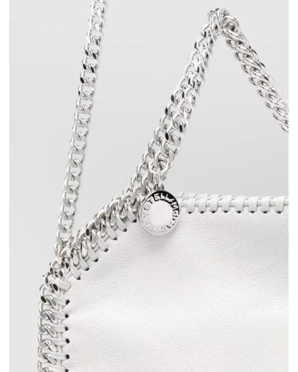 Stella McCartney White Falabella Tiny Shoulder Bag
