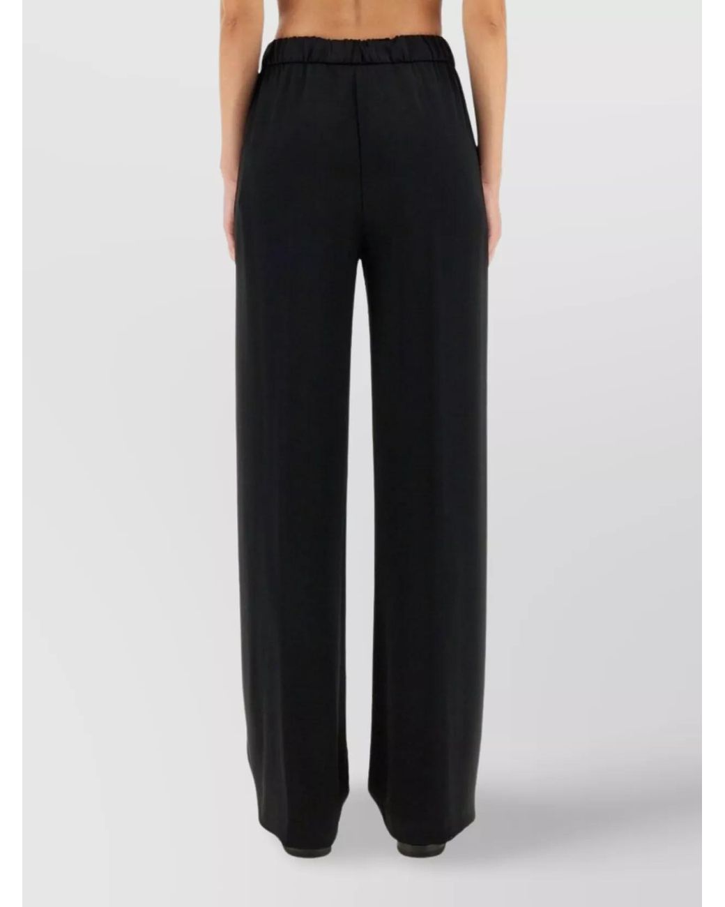 Herno Black Resort Wide-Leg Trousers