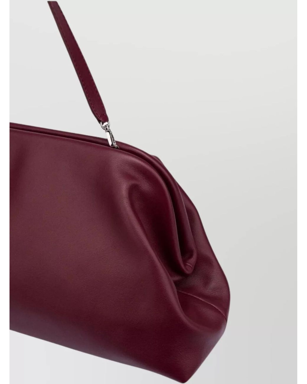 Alberta Ferretti Purple Shearling Shoulder Bag