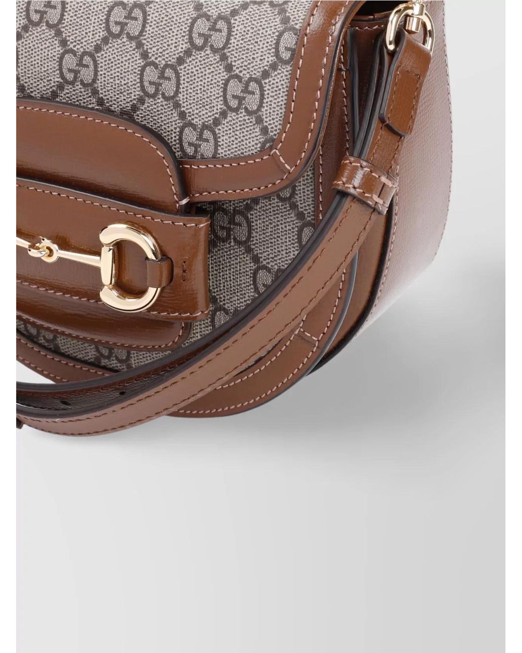Gucci White Horsebit 1955 Mini Cross-Body Bag