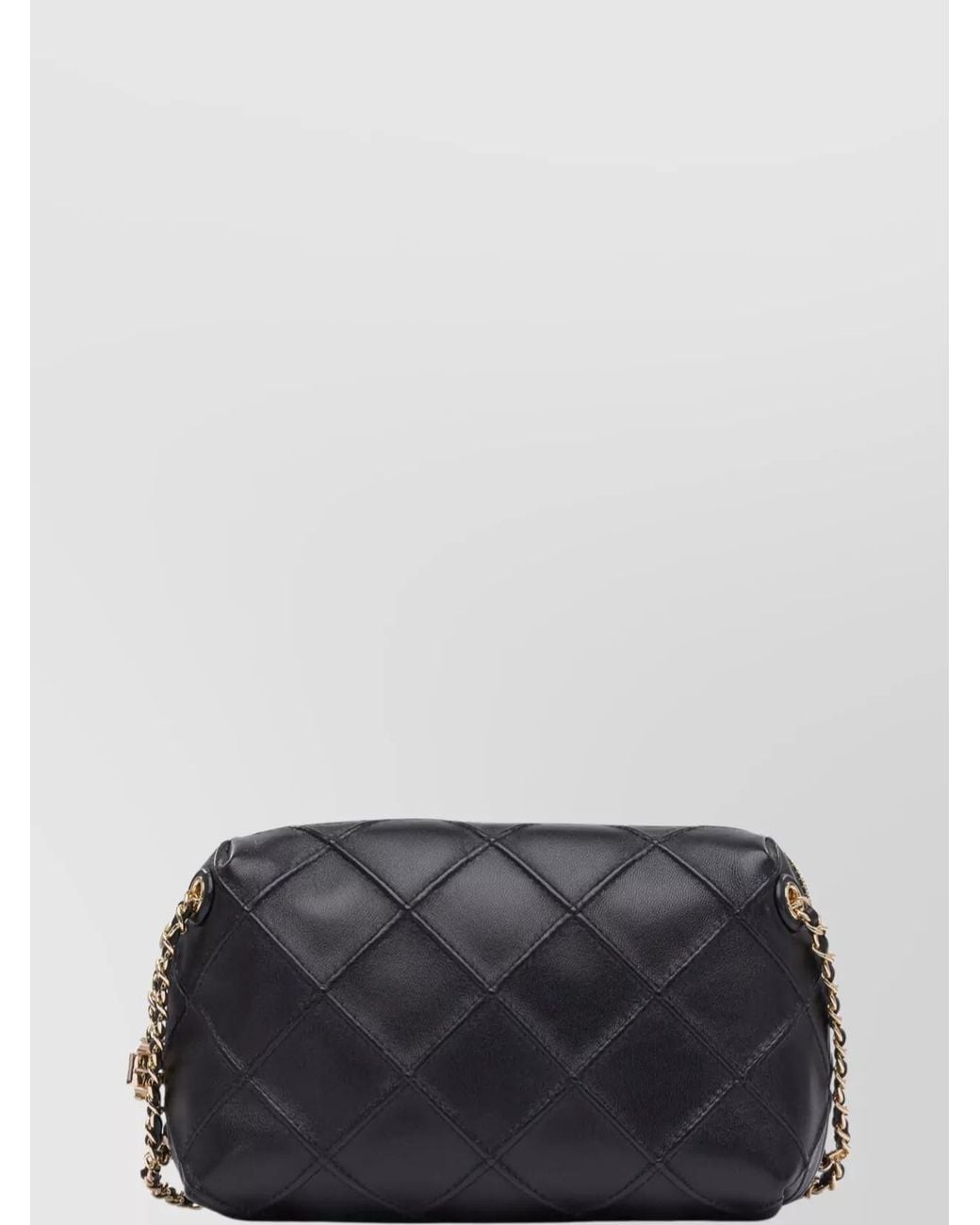 Tory Burch Gray Fleming Small Leather Crossbody Bag