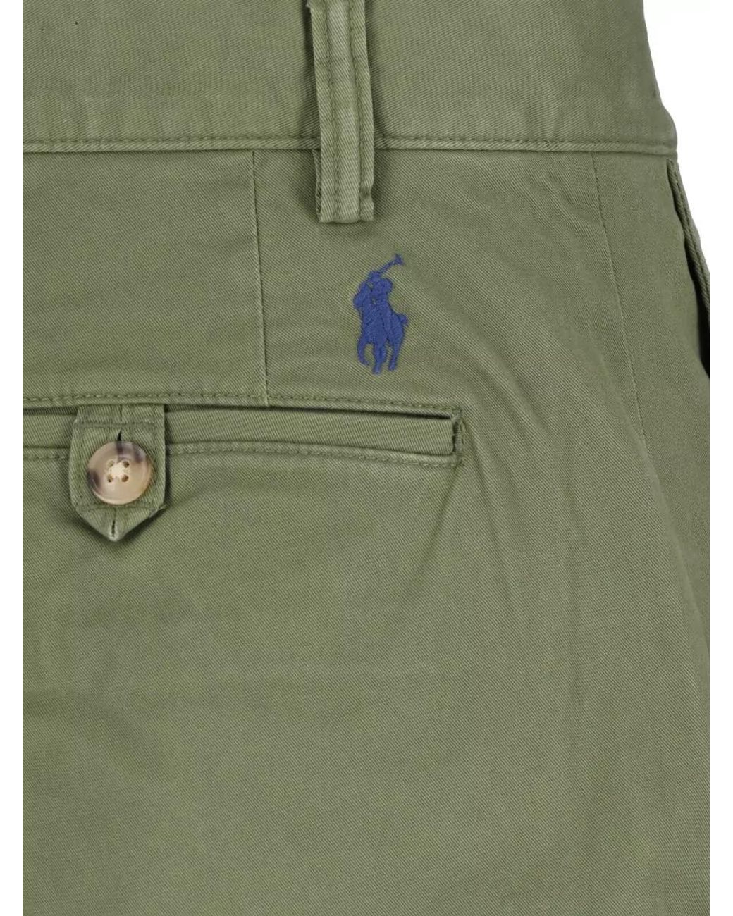 Polo Ralph Lauren Green Straight-Leg Trousers for men