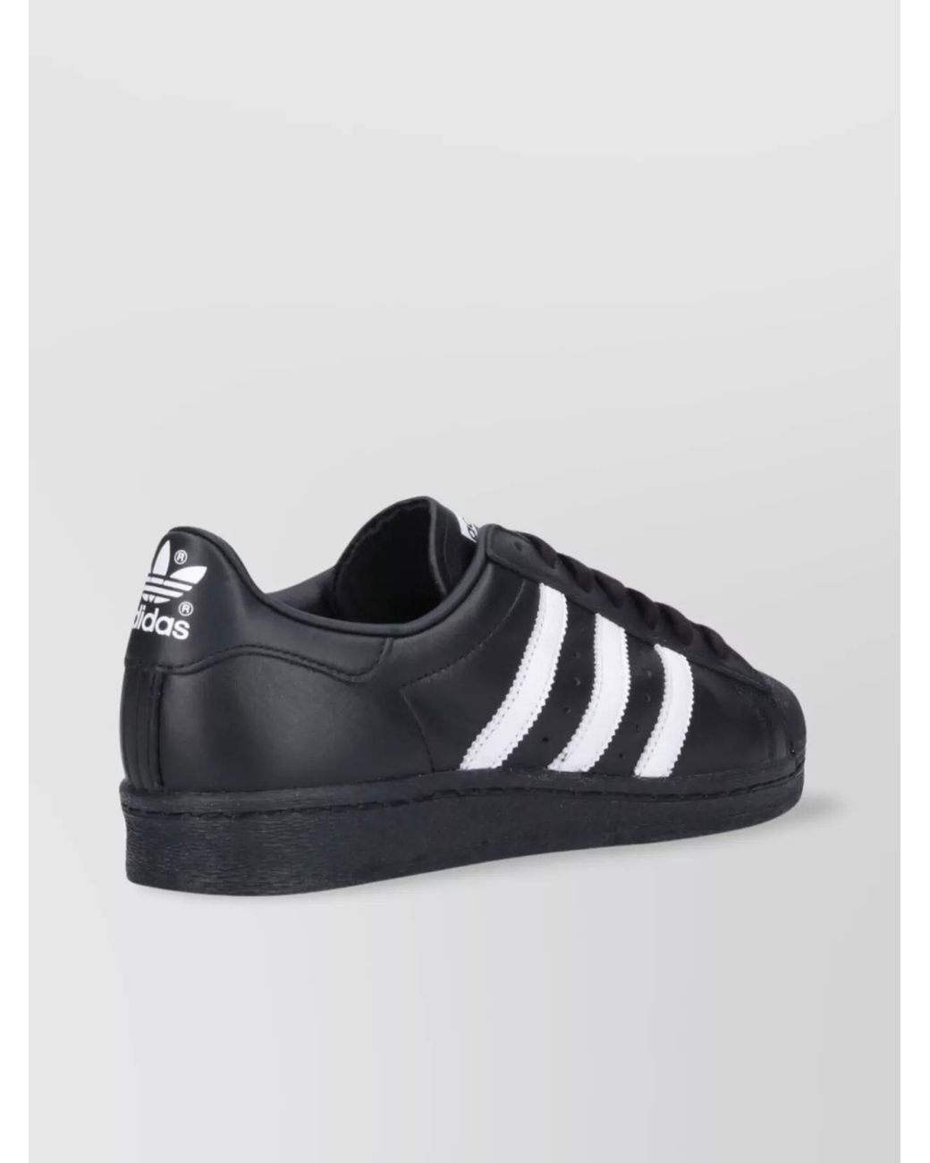 Adidas Blue Leather Low-Top Sneakers for men