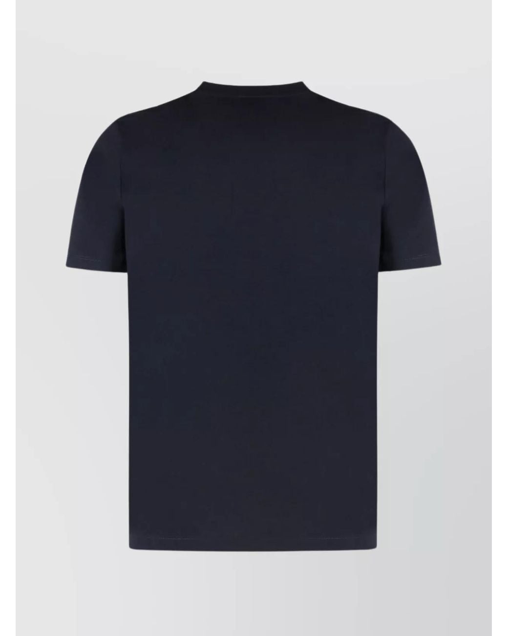 Paul & Shark Blue Cotton Regular-Fit Short-Sleeve Crew-Neck T-Shirt for men