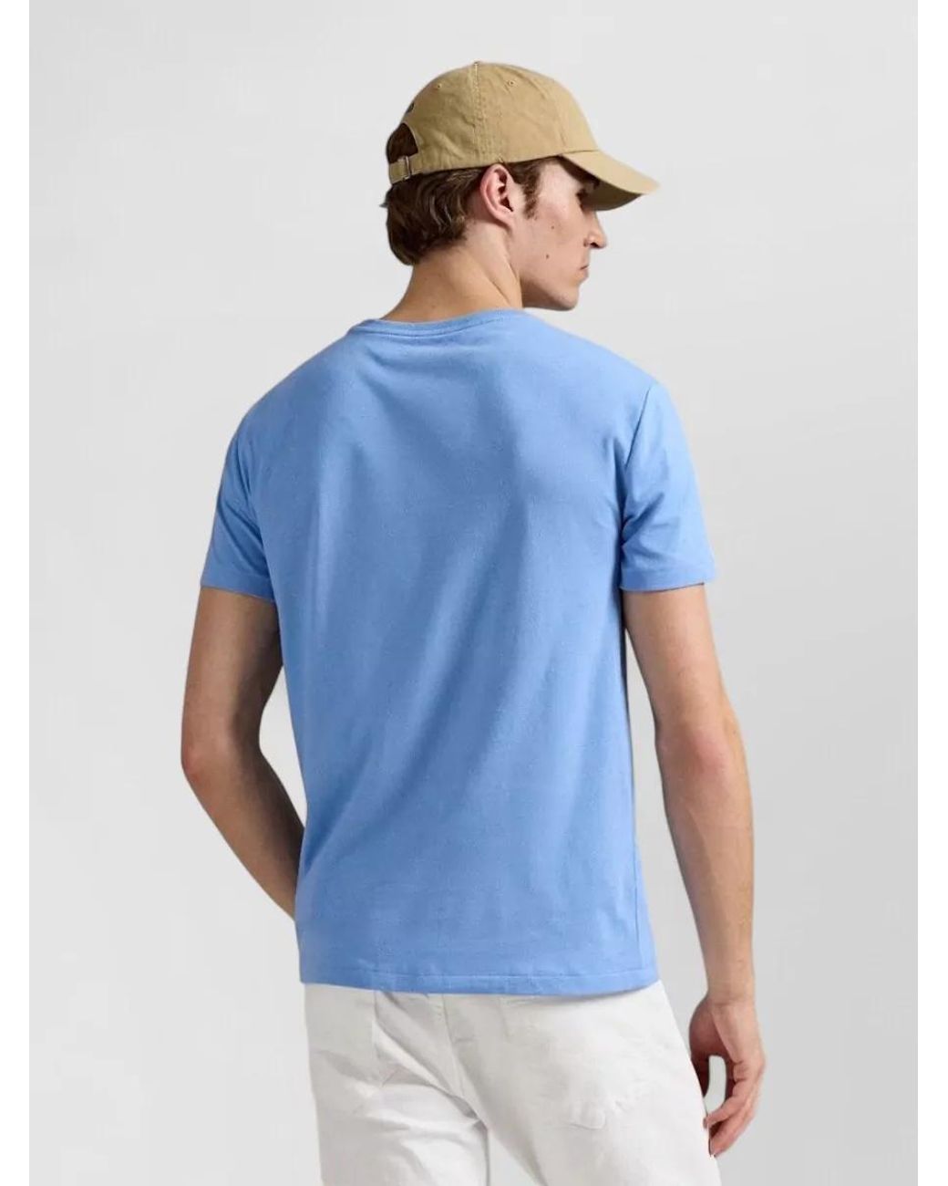 Polo Ralph Lauren Blue Slim-Fit Cotton T-Shirt for men