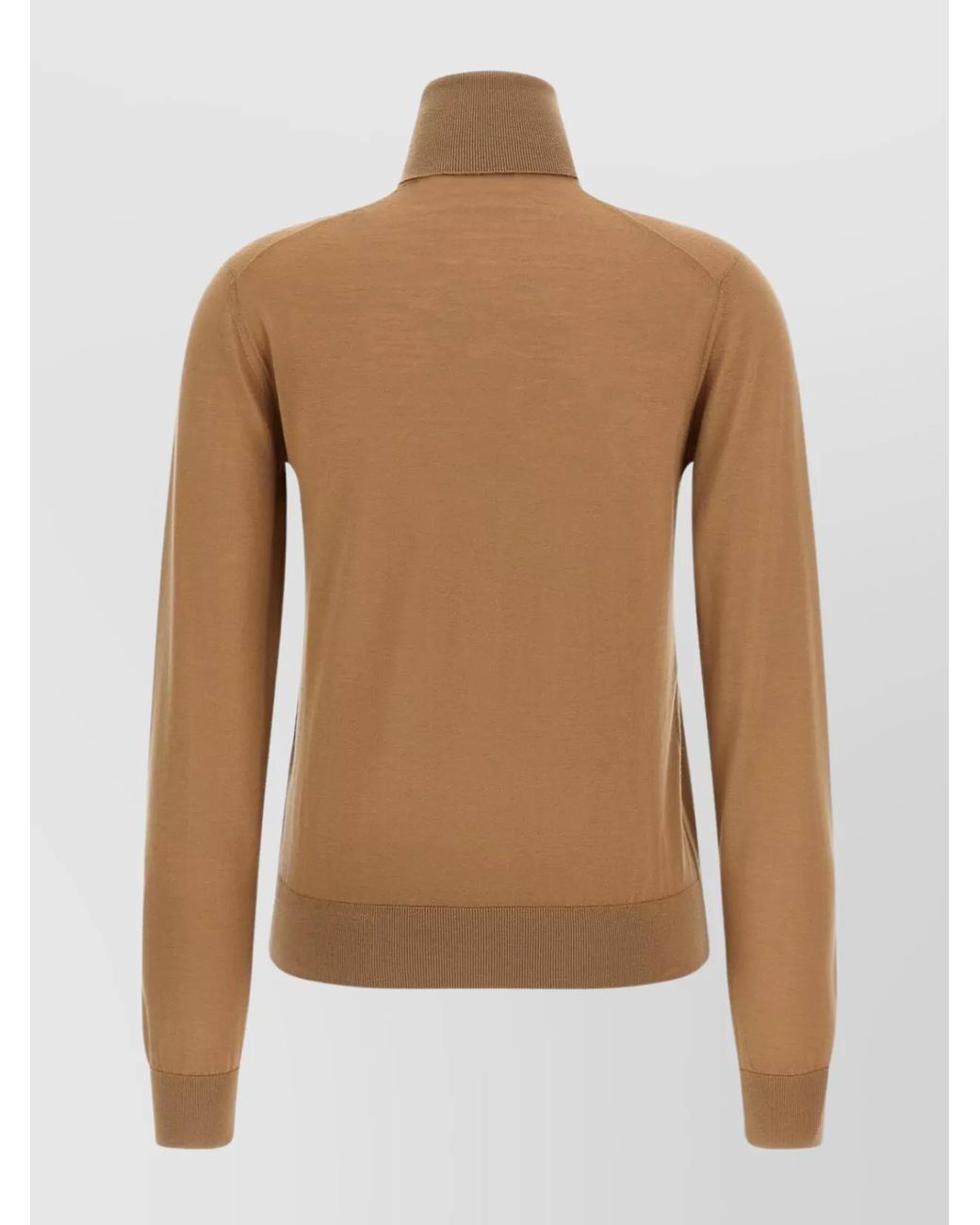 Dolce & Gabbana Brown Cashmere Turtleneck Sweater