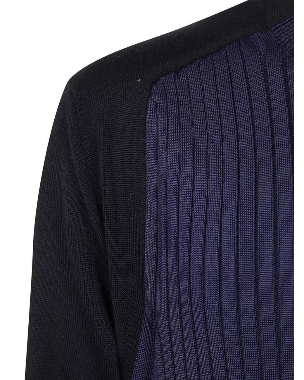 Jil Sander Blue Virgin Wool Jumper for men