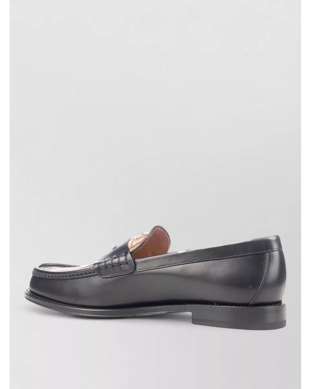 Dior Gray Leather Loafers for men