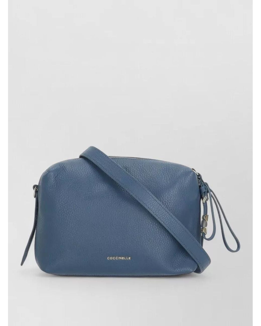 Coccinelle Blue Leather Shoulder Bag