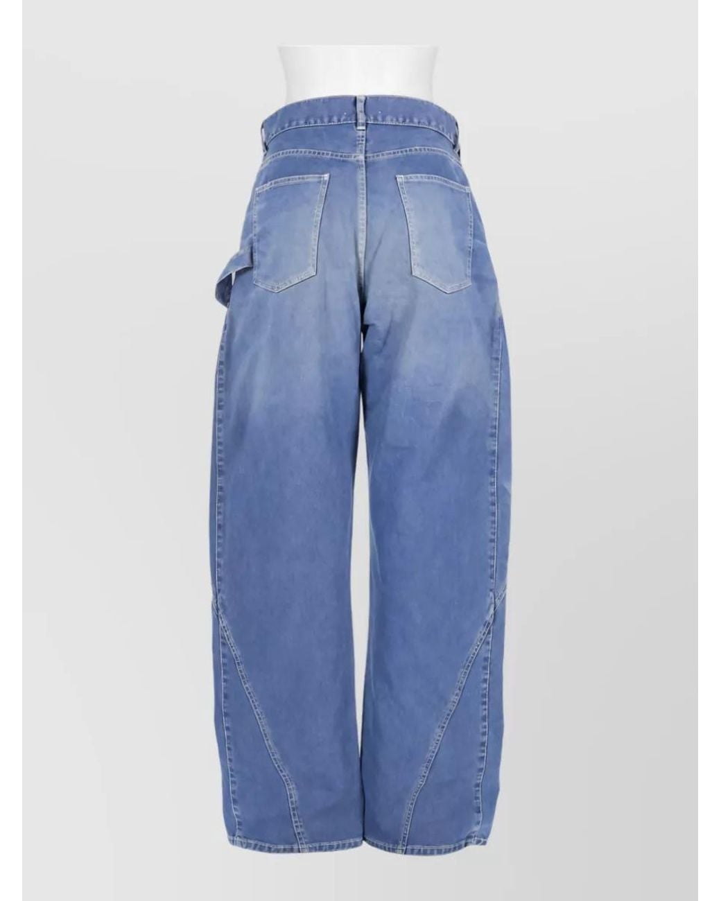 J.W. Anderson Blue Wide-Leg Trousers