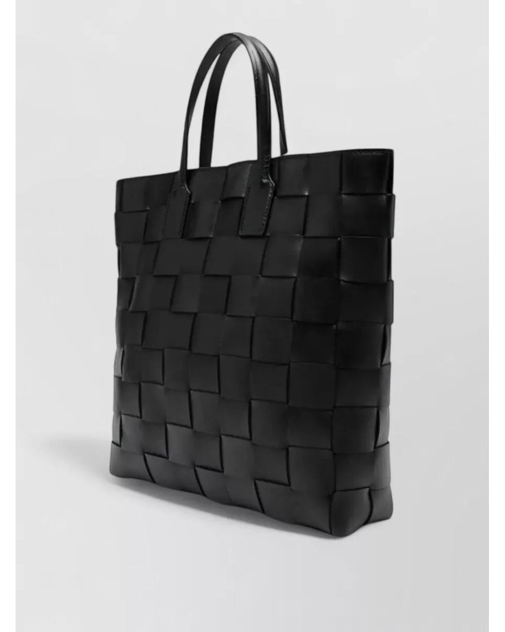 Dragon Diffusion Black Pino Leather Tote Bag