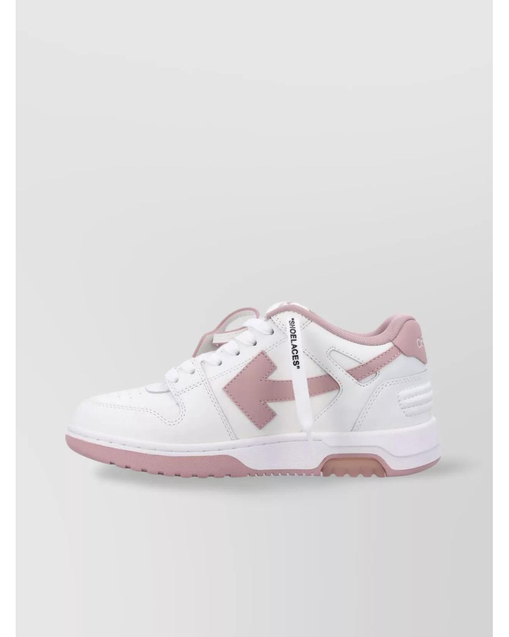 Off-White c/o Virgil Abloh White Leather Out Of Office Low-Top Sneakers