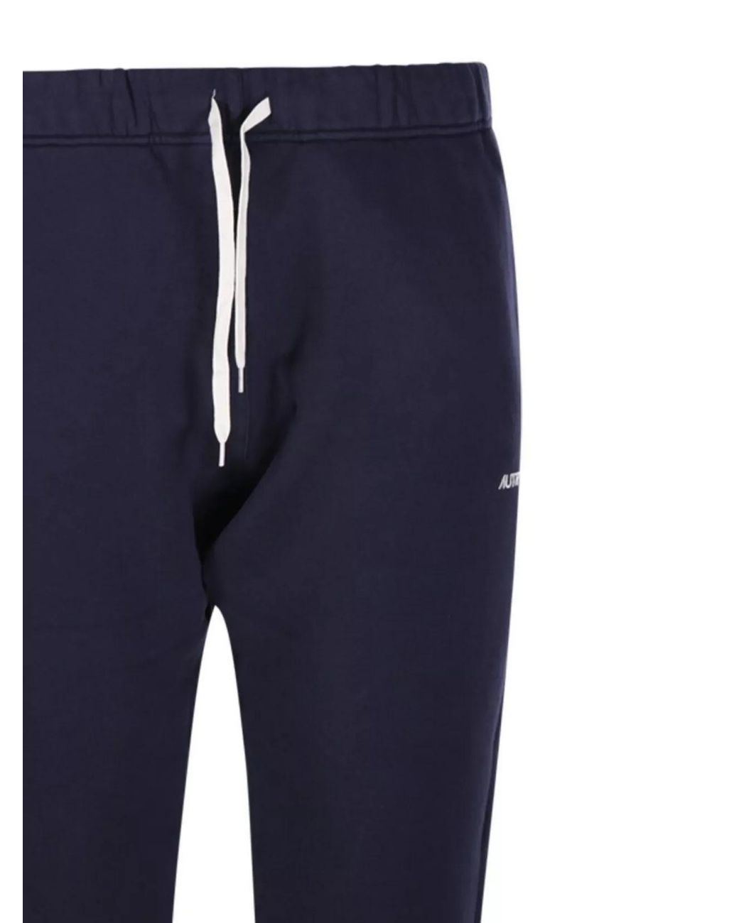 Autry Blue Cotton Straight-Leg Track Pants for men