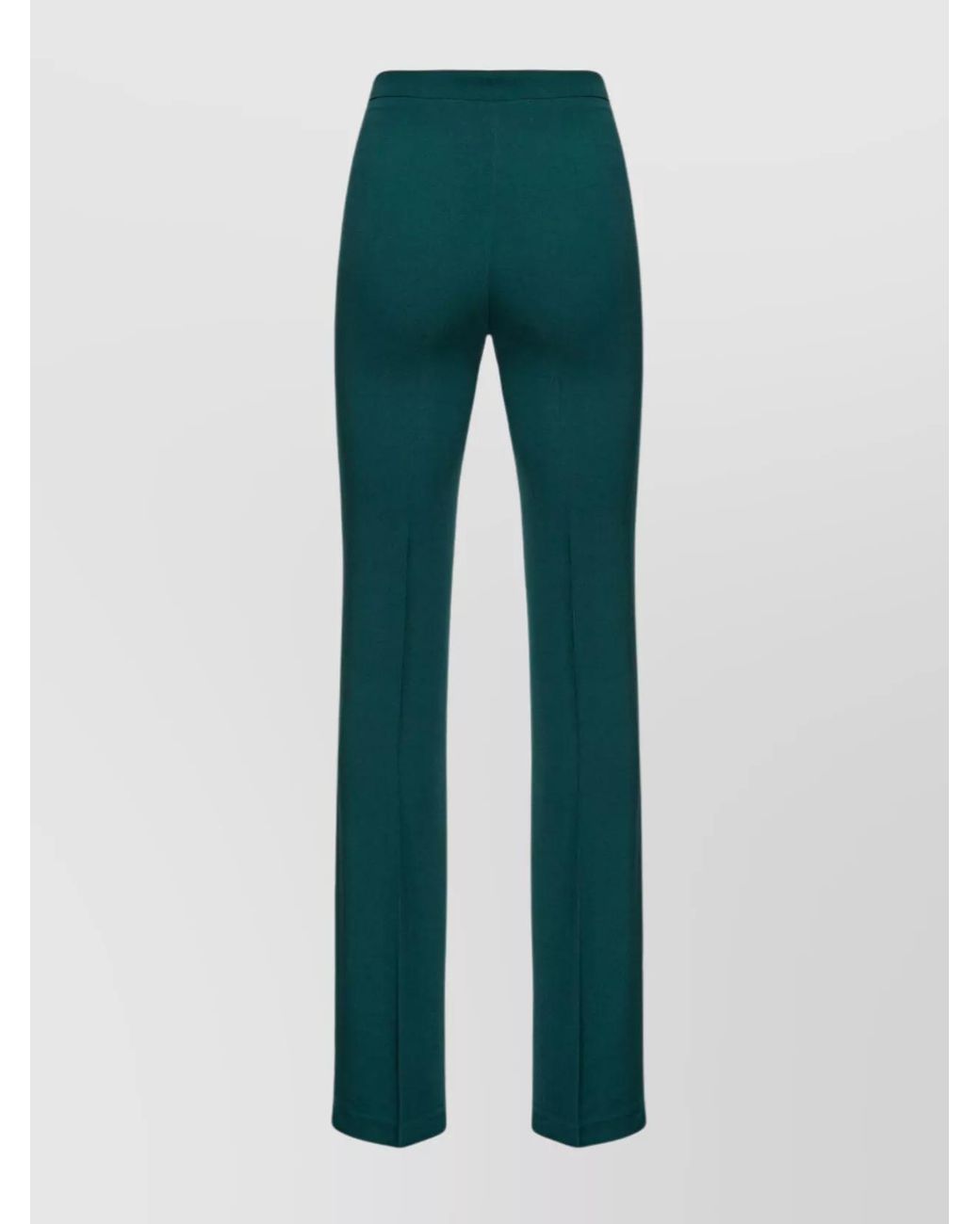 Pinko Green High-Rise Trousers