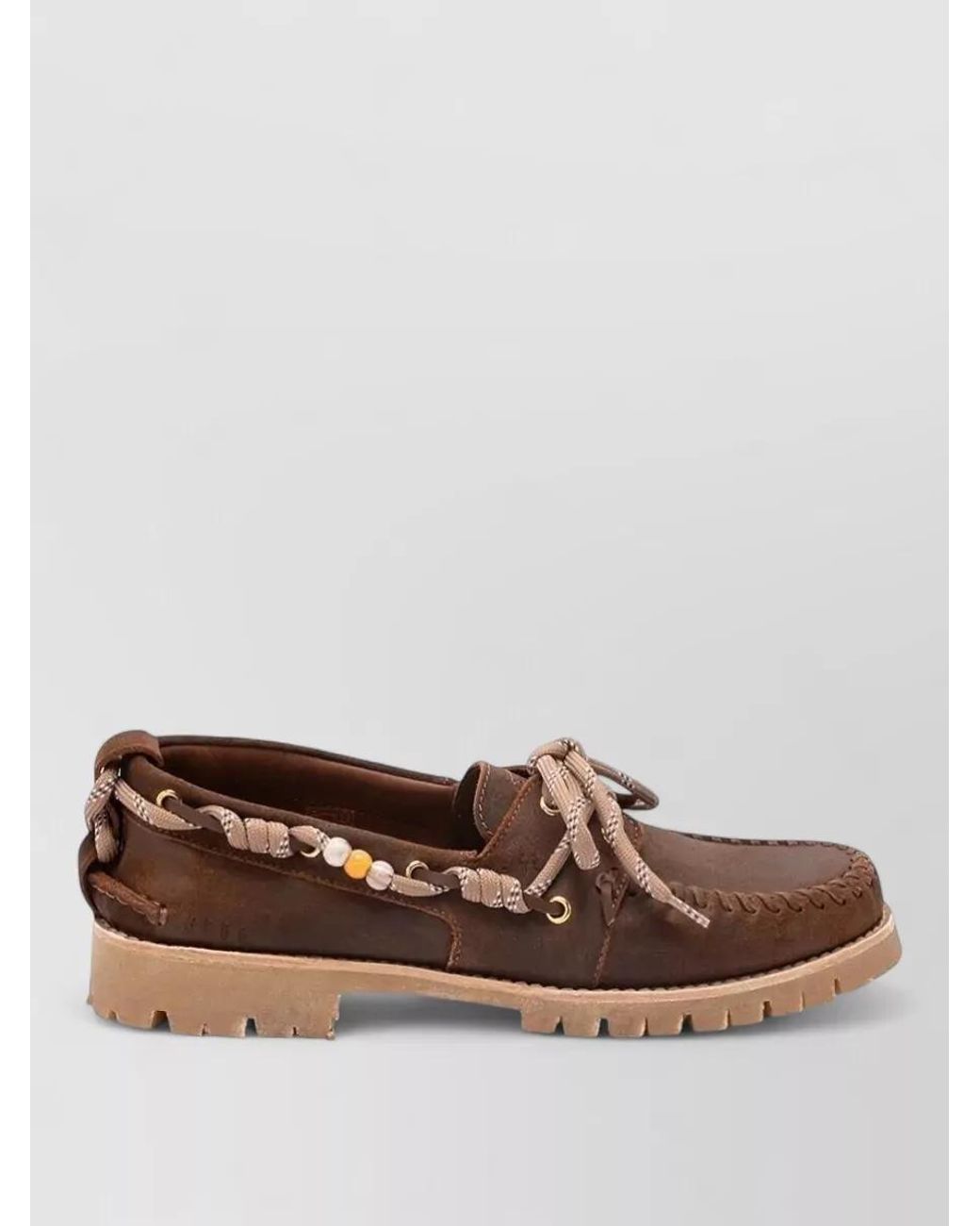 Golden Goose Deluxe Brand Brown Leather Cruise Loafers for men