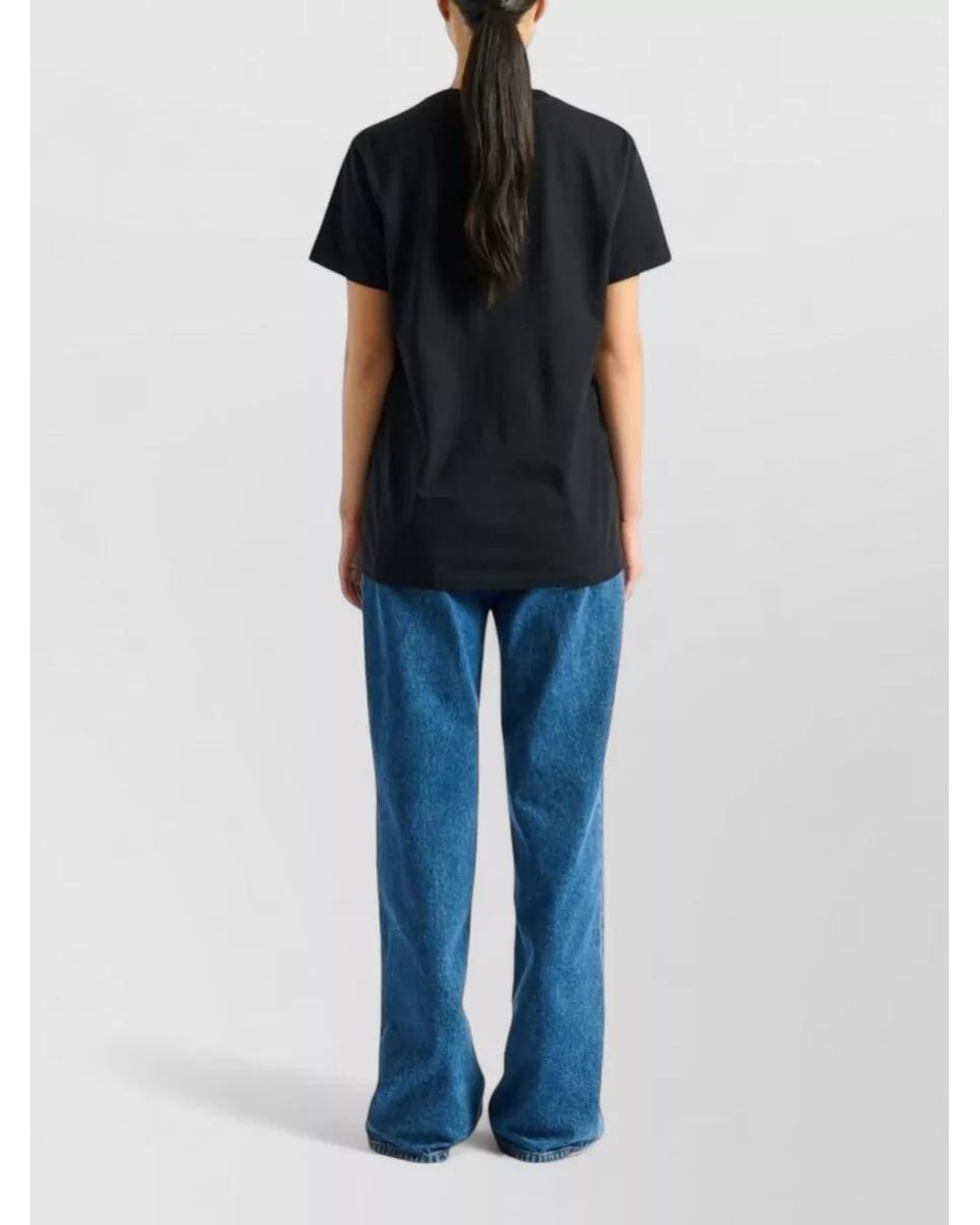 Balmain Black Cotton Logo-Print T-Shirt