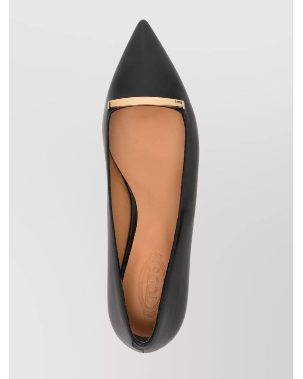 Tod's Multicolor Leather Pointed-Toe Kitten-Heel Pumps