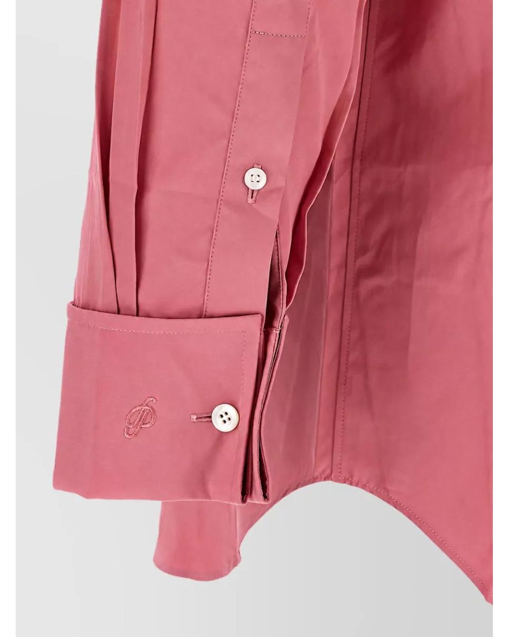 Prada Pink Poplin Oversized Shirt