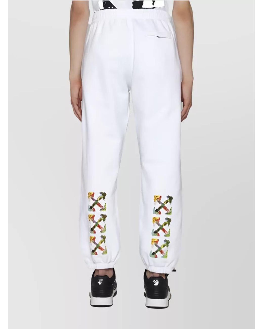 Off-White c/o Virgil Abloh White Slim-Fit Cotton Track Pants for men