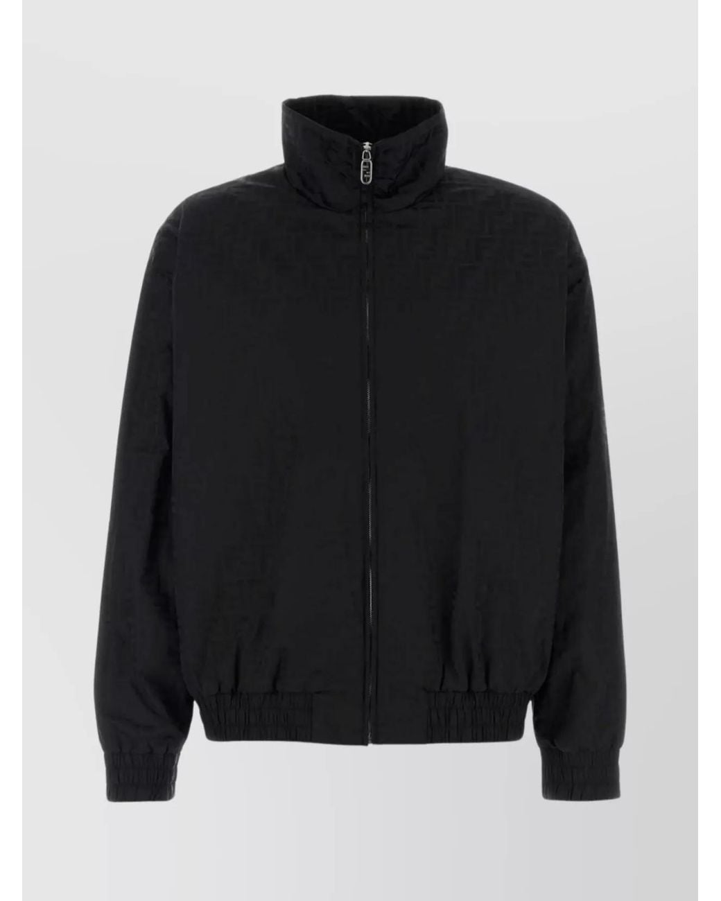 Fendi Black Nylon Padded Bomber Jacket for men