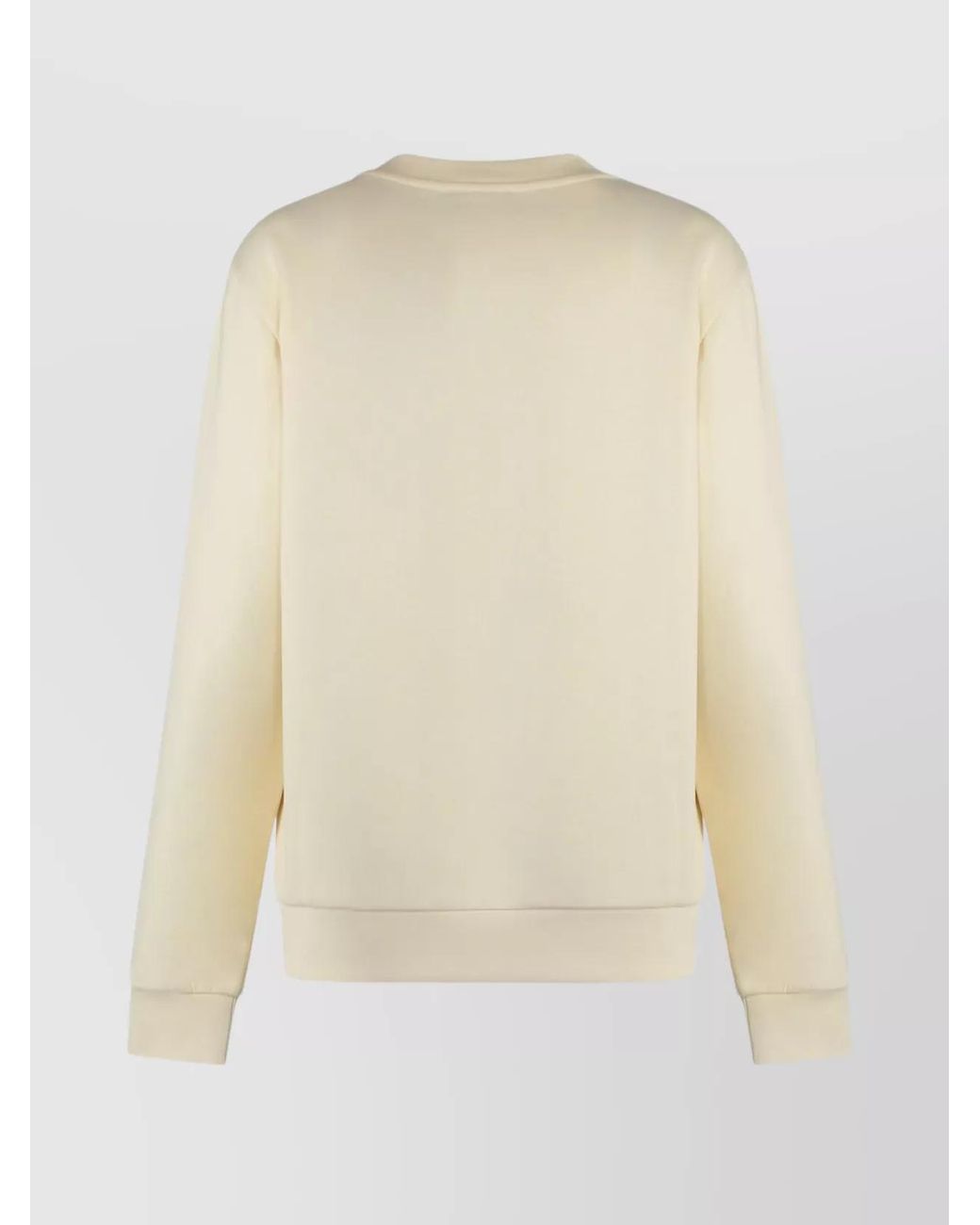 A.P.C. Natural Cotton Logo Sweatshirt