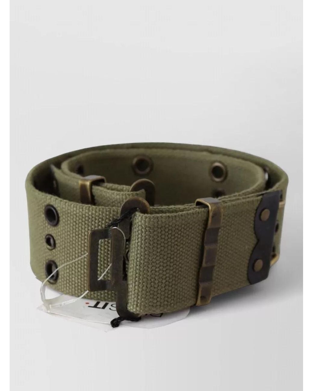Ermanno Scervino Green Canvas Belt