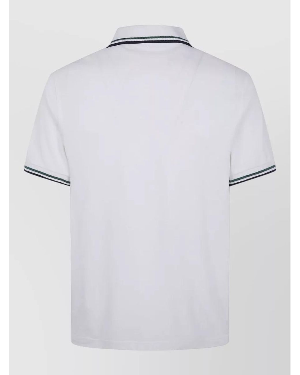 Fred Perry White Cotton Polo Shirt for men