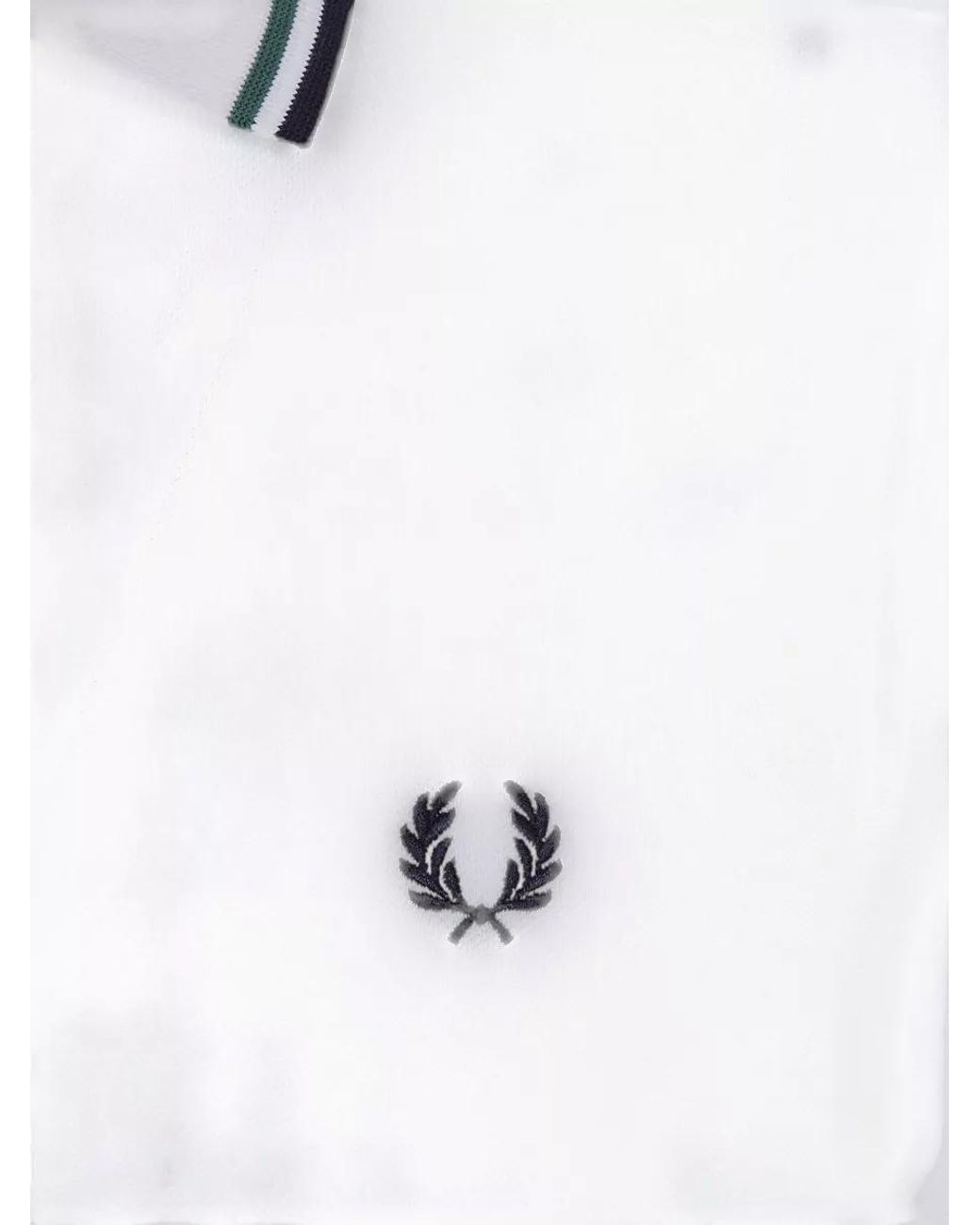 Fred Perry White Cotton Polo Shirt for men