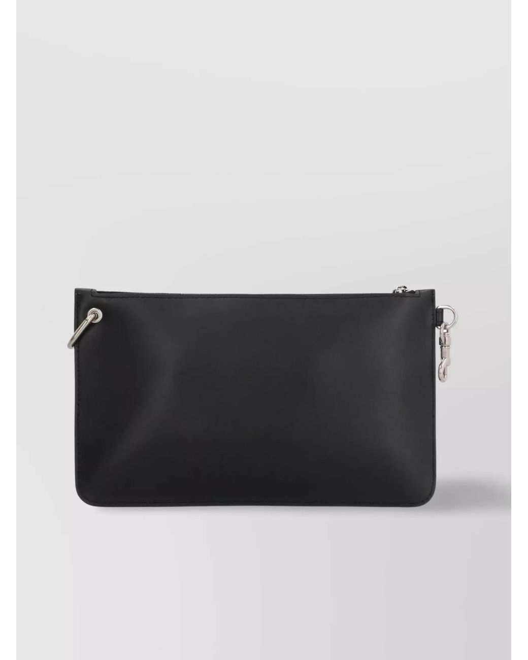 Dolce & Gabbana Black Calf Leather Clutch Bag for men