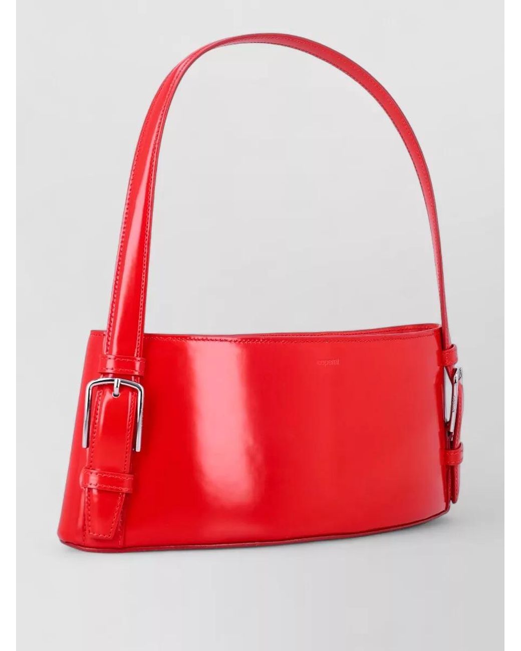 Coperni Red Swipe Leather Shoulder Bag