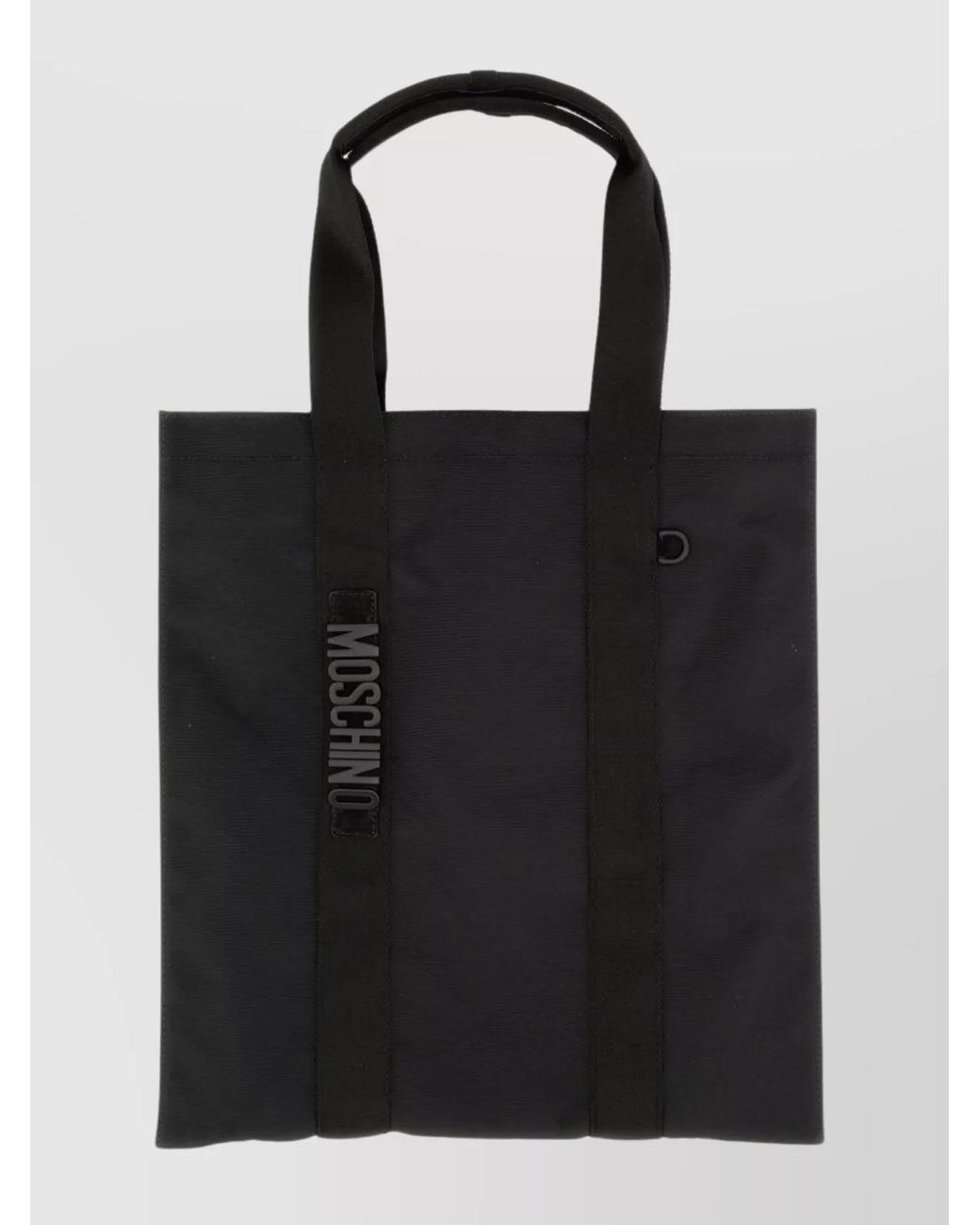 Moschino Black Logo Tote Bag for men