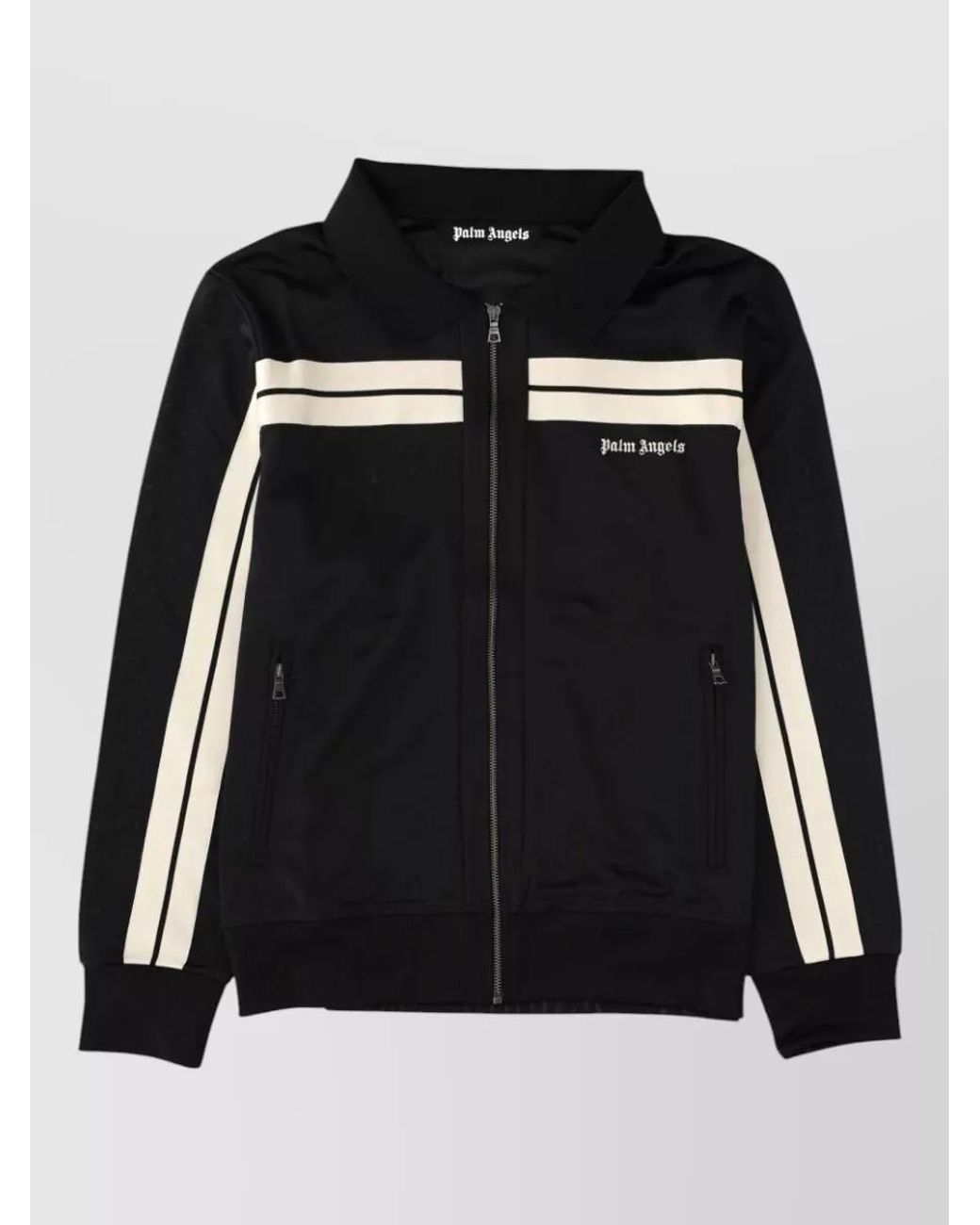 Palm Angels Black Logo Track Jacket for men