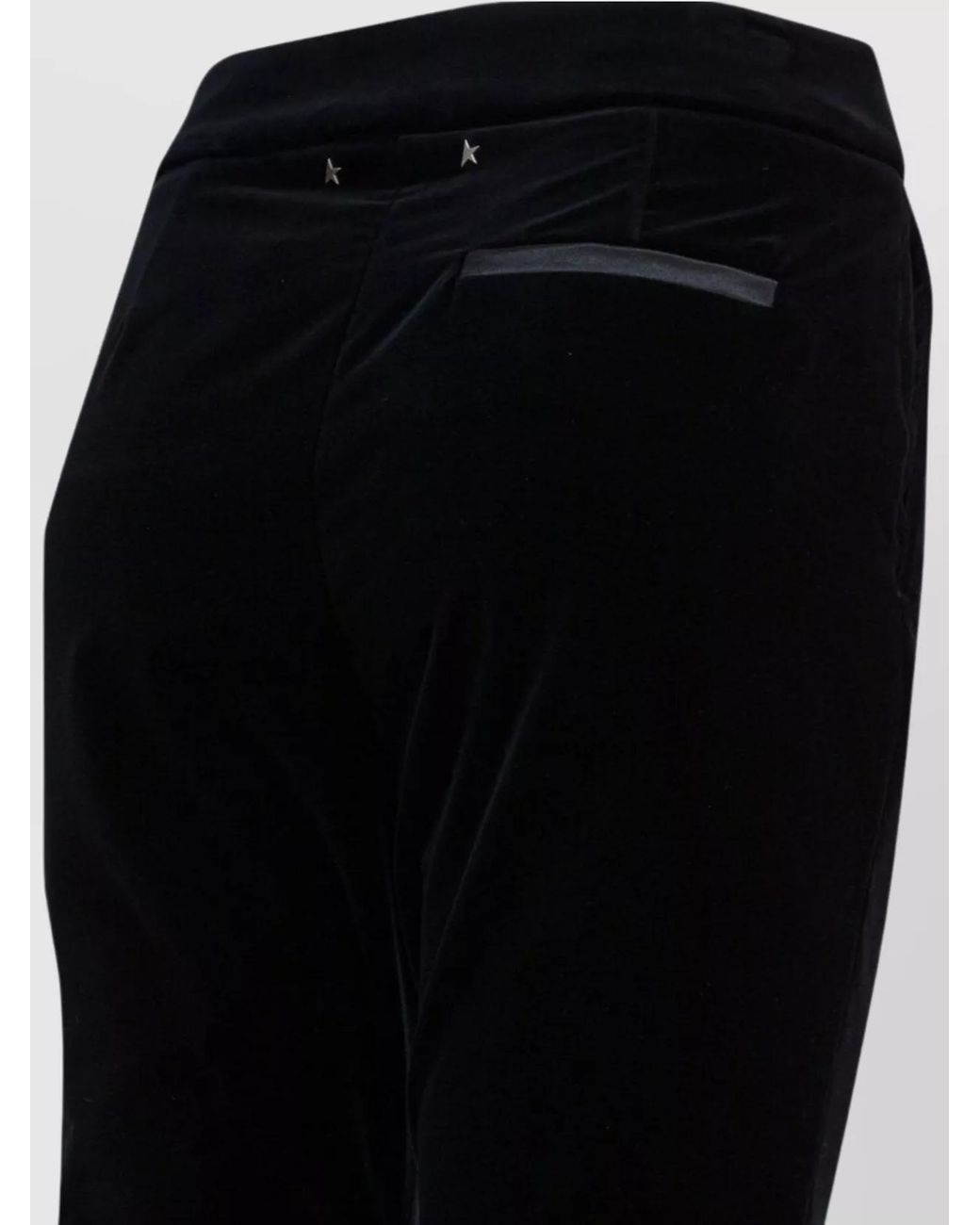 Golden Goose Deluxe Brand Black Slightly Flared Tailored Trousers